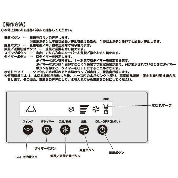 ナカトミ 大型冷風扇 業務用冷風扇 CAF-60 業務用 大風量 工事不要