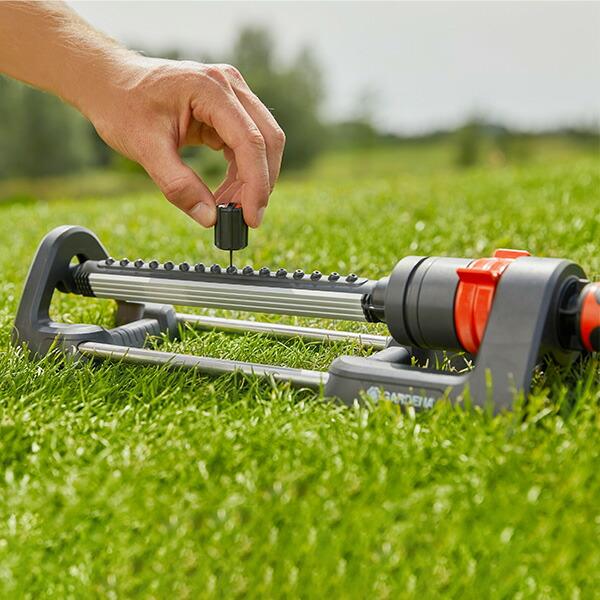 【特価商品】GARDENA(ガルデナ)首振式スプリンクラー Aqua M 187 GARDENA 首振式スプリンクラー Aqua Mサイズ シンプル ガルデナ