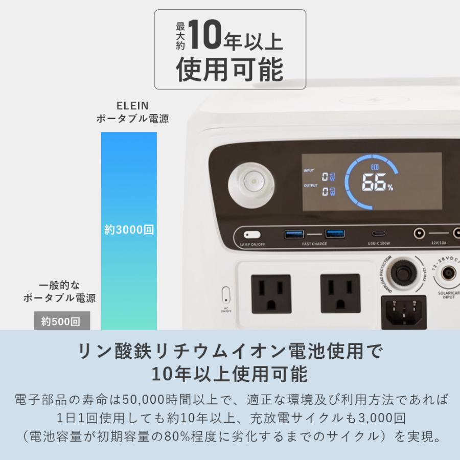 山善 ポータブル電源 リン酸鉄 大容量 急速充電対応 : くらしのe
