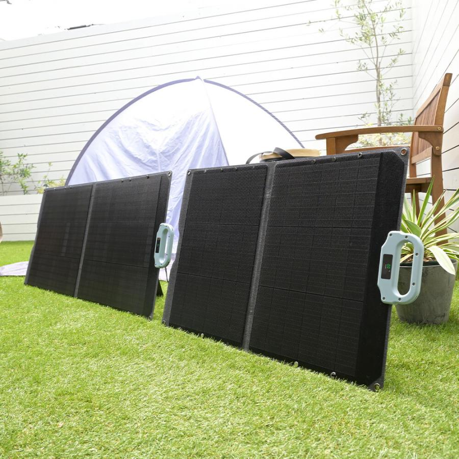 山善（YAMAZEN） ELEIN ソーラーパネル 100W 相当 YSP-M100 ポータブル