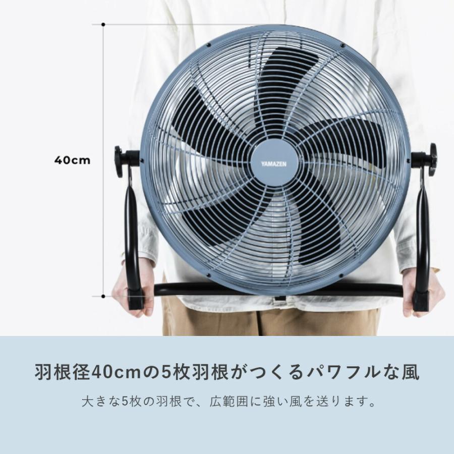 山善（YAMAZEN） 大型 工場扇 強力換気 送風機 業務用 熱中症対策 