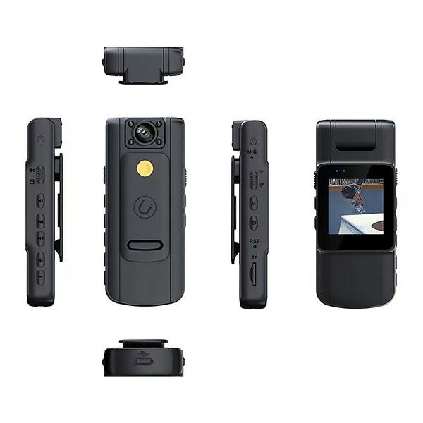 ビデオカメラ 小型カメラ 軽量 音声録音 動画撮影 WKS612 ウェアラブル