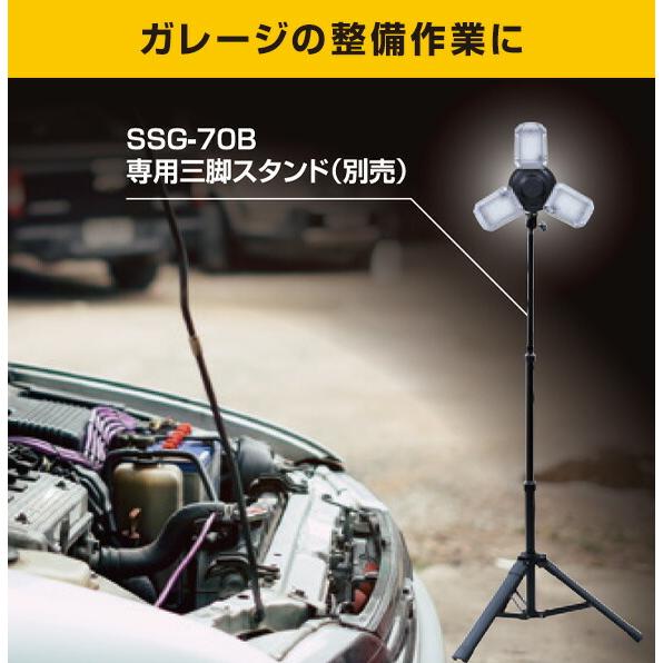 山善（YAMAZEN） LED ガレージライト ペンダントライト 角度調節130度