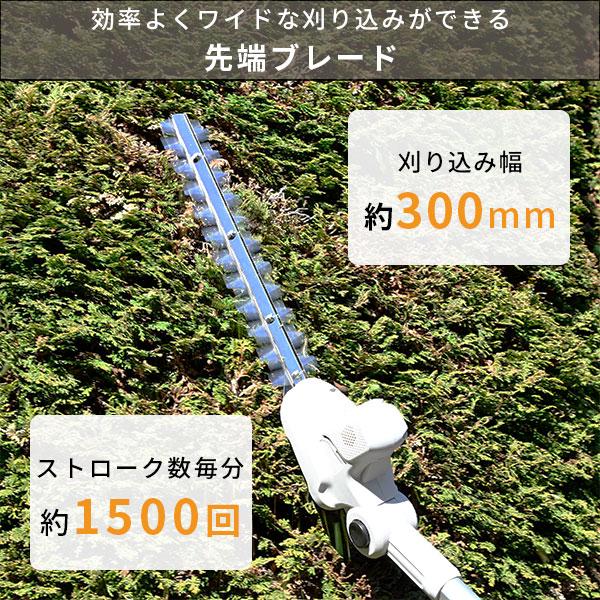 ★高枝ヘッジトリマ新品未使用★バッテリｰ20V_2個付★値下げしました ヘッジトリマー 1台 充電式 ポール ヘッジ トリマー NEW充電式 高枝 芝