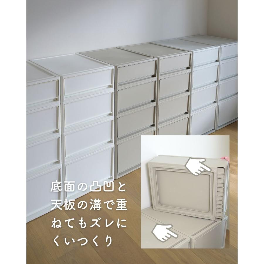 3個組 S 中が透けない 収納ケース 引き出し 奥行き53 収納ボックス 幅