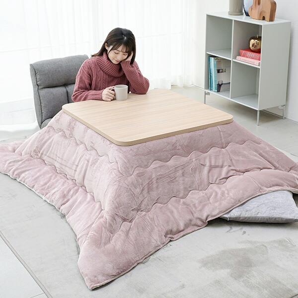 こたつ こたつテーブル コタツ 80×80cm 正方形 高さ調節 おしゃれ