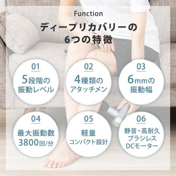筋膜リリースガン ディープリカバリー : くらしのeショップ - 通販