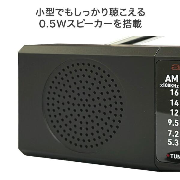 とうしょう ハンディラジオ AM FM 軽量 コンパクト ストラップ付 GAA4