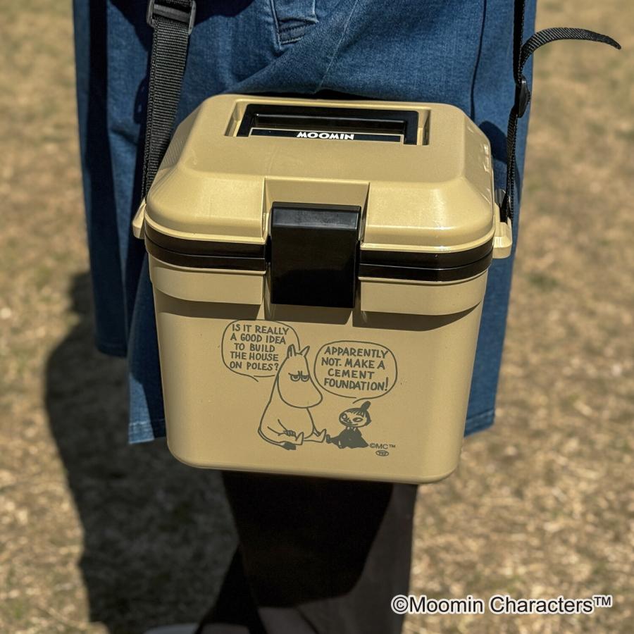 ムーミン 日本製 クーラーボックス 小型 7L 500mlペットボトルが立てて