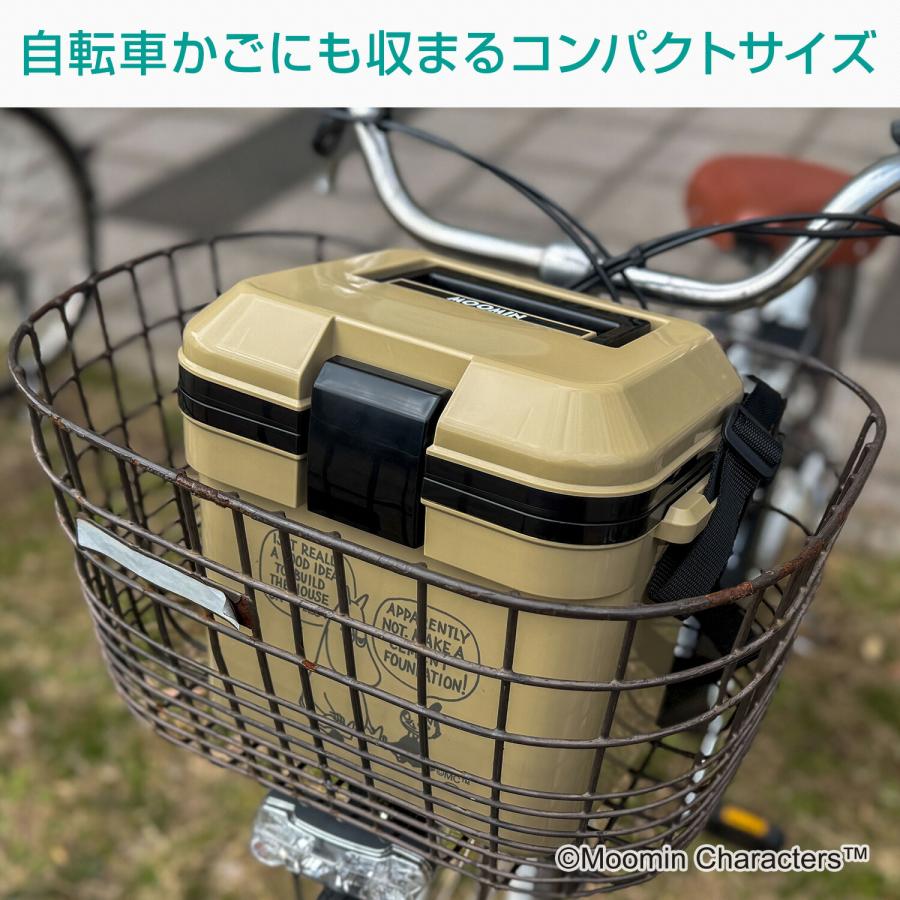ムーミン 日本製 クーラーボックス 7L 500mlペットボトルが立てて6本
