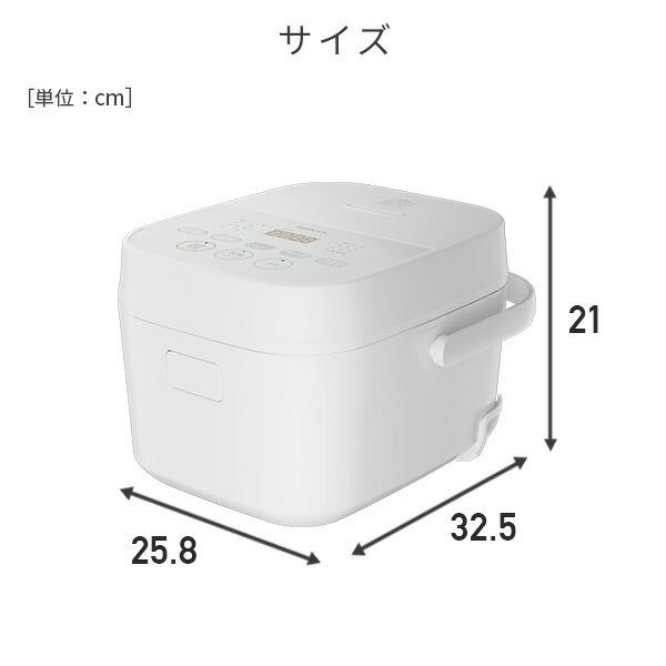 マイコンジャー 炊飯器 5.5号炊き YAMAZEN 白 dショッピング |炊飯器 5.5合 マイコン式炊飯器 5.5合炊き