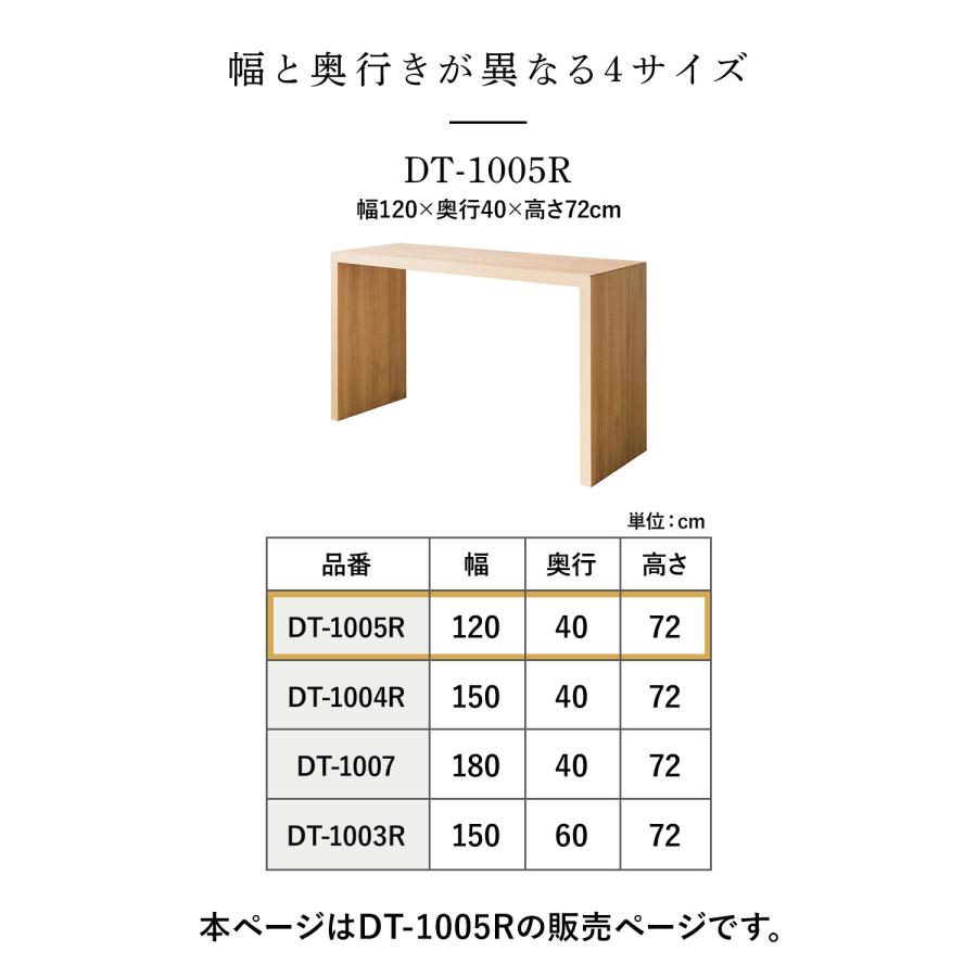 宮武製作所 シンプルデスク 幅120 奥行40 高さ72cm デスク テーブル 机