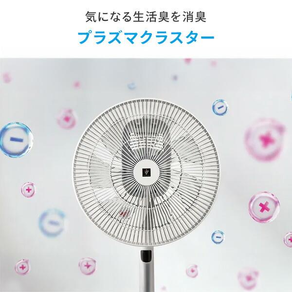 SHARP シャープ リビング扇風機 PJ-S3DS-W ホワイト DCモーター PJ-S3DS | サーキュレーター・扇風機：シャープ