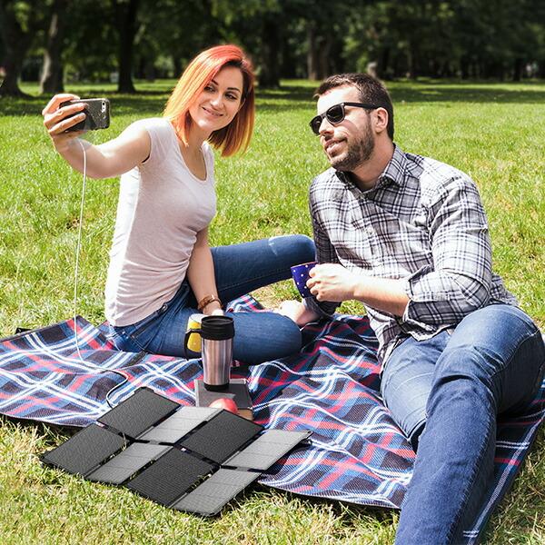 BigBlue 手のひらサイズ太陽光充電器 25W F25 : くらしのeショップ