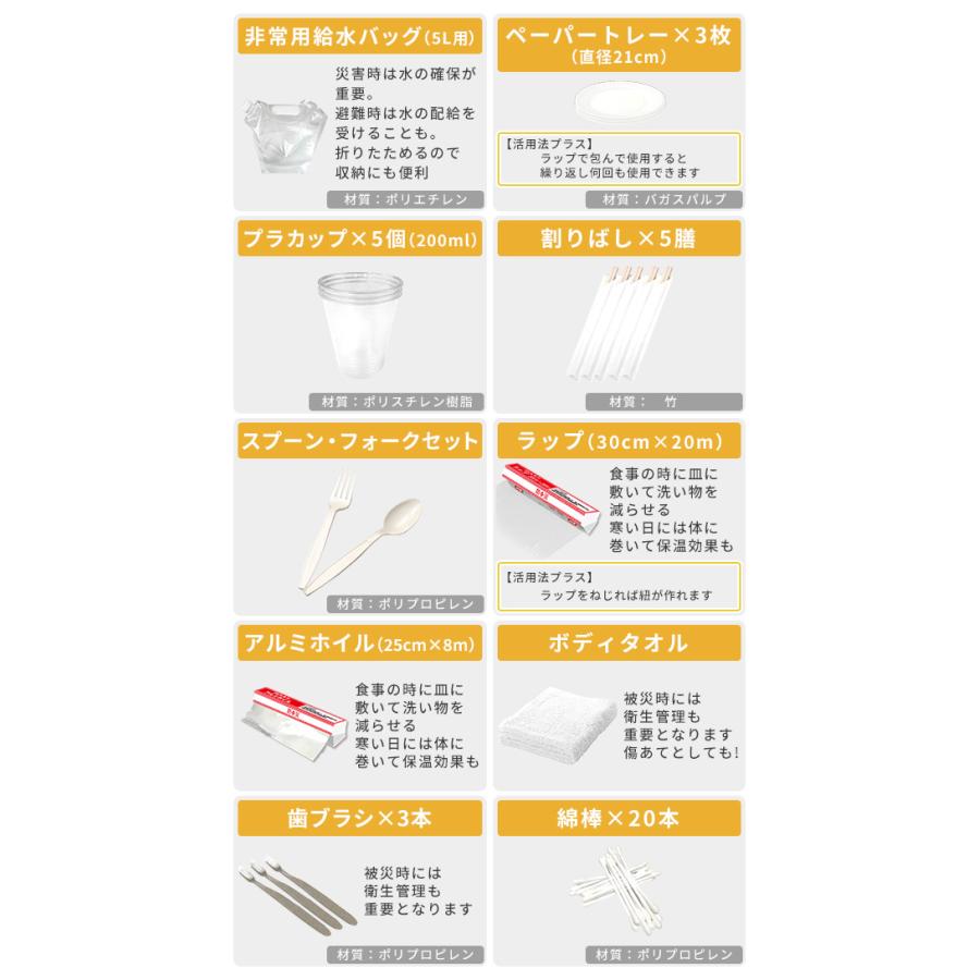 防災グッズ 防災セット 防災士監修 一次避難用 災害対策30点セット 10W相当ソーラーパネル付 1人用 非常用 防災リュック バック バッグ YBG-30/YRSB-M100 山善 | 山善 | 09