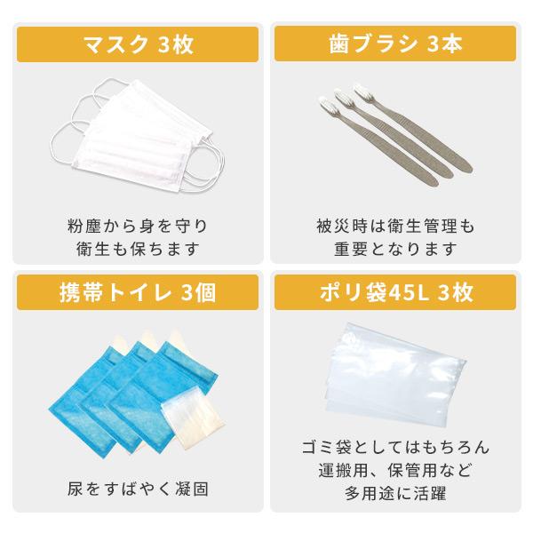 防災グッズ 防災セット 防災士監修 20点セット 10W相当ソーラーパネル付 非常用持ち出し袋 防災リュック 防災バック YRSB-M100+YBN-20 山善 | 山善 | 05