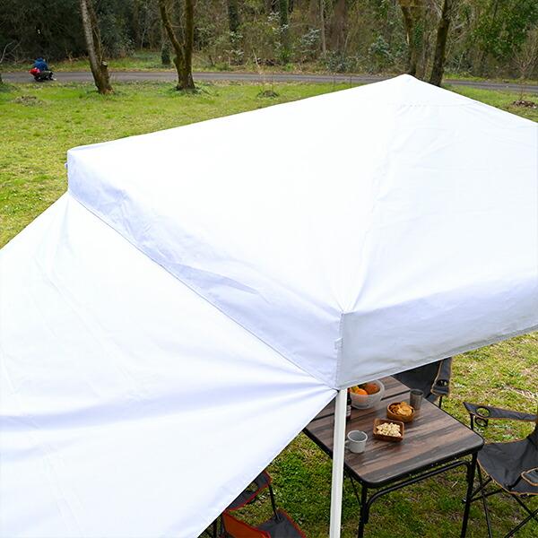 山善（YAMAZEN） サイドシート3枚付き ワンタッチタープテント 3m×3m