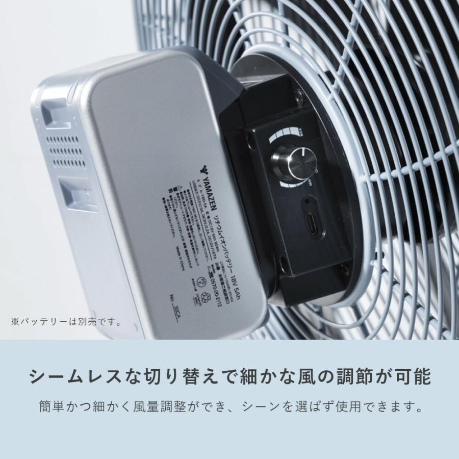 山善（YAMAZEN） ELEIN 業務用扇風機 扇風機 工場扇 2WAY電源