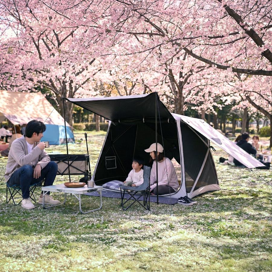 山善（YAMAZEN） 傘みたいに広げるだけ パッとサッとサンシェード