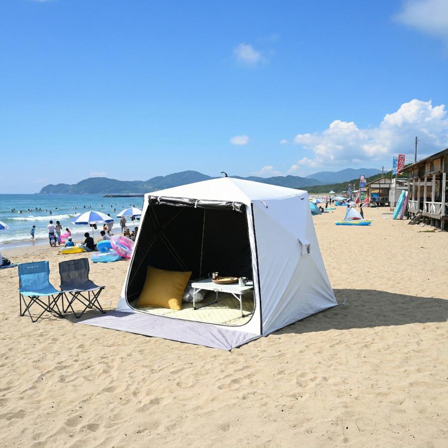 山善（YAMAZEN） 傘みたいに広げるだけ パッとサッとサンシェード