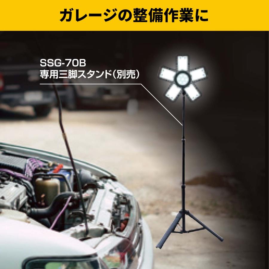 山善（YAMAZEN） LED ガレージライト 作業灯 GL5-0650 6500lm 口金E26