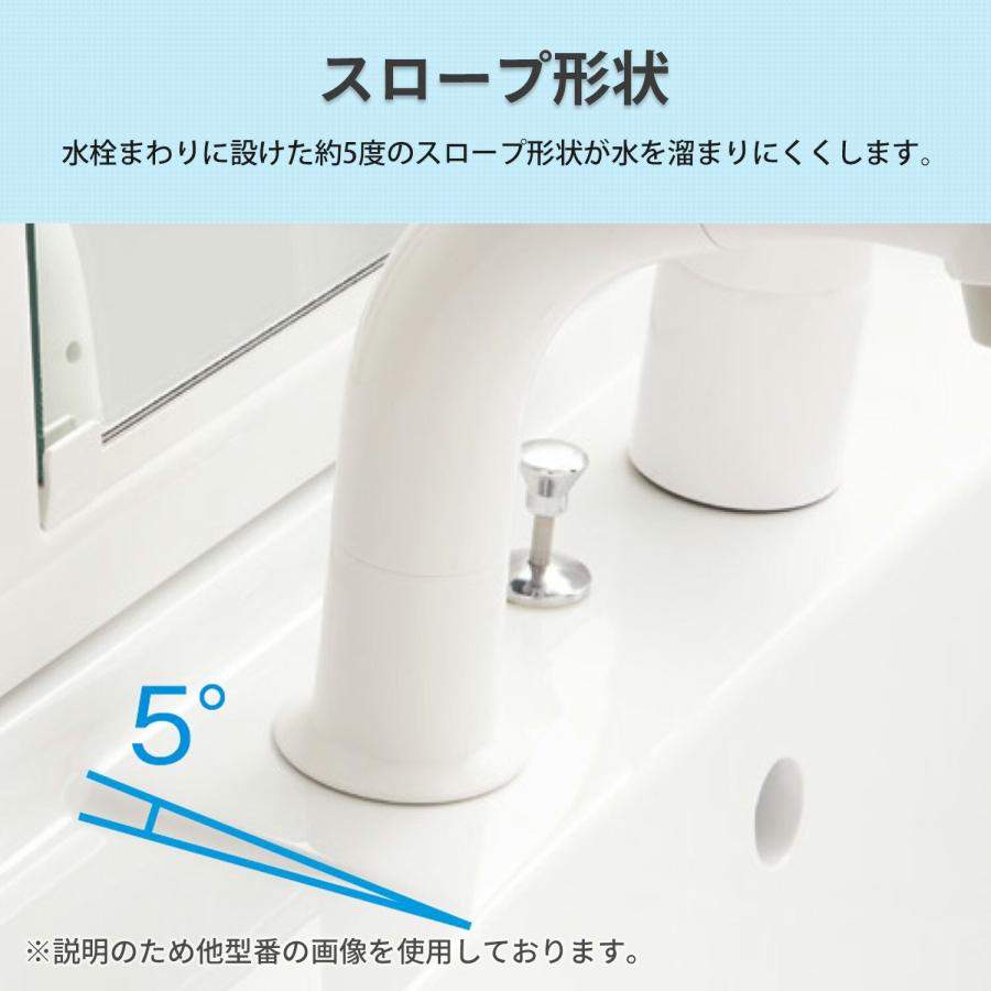 LIXIL（リクシル） 洗面化粧台 D7シリーズ 間口50cm 扉タイプ シングル