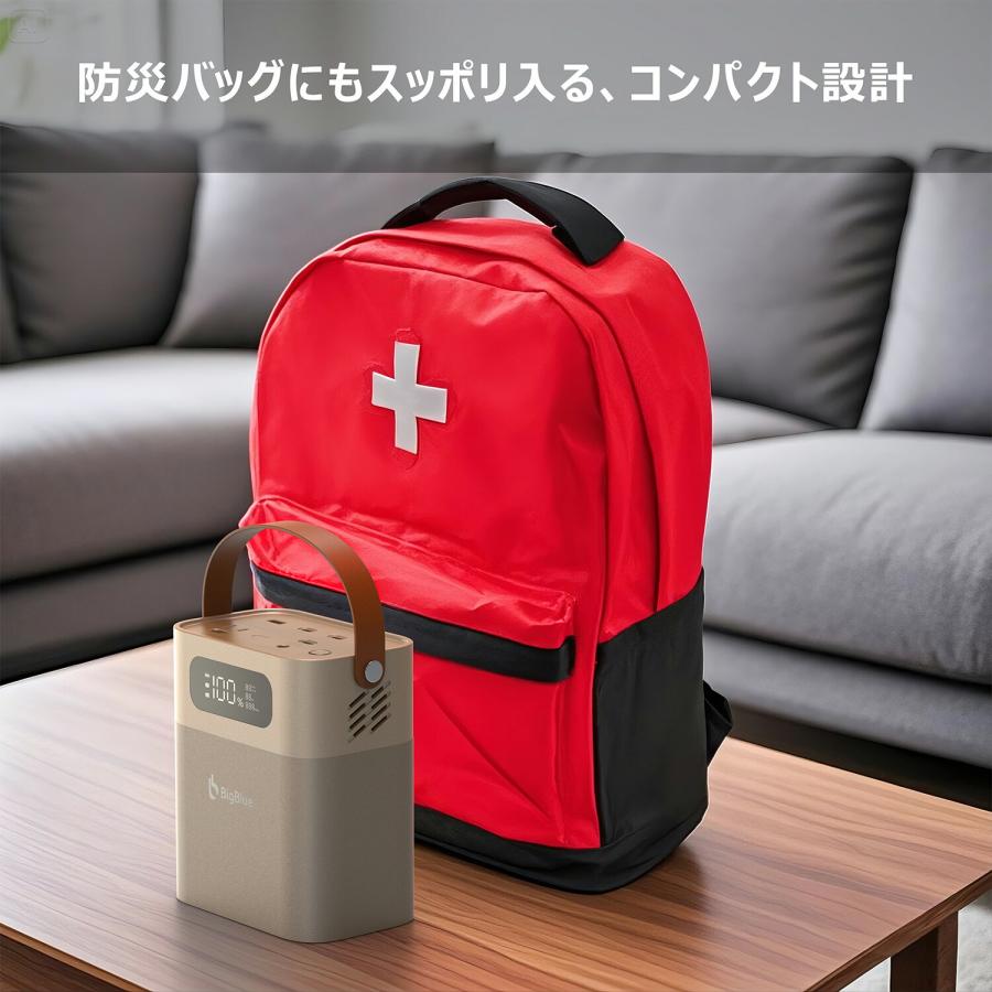 Bigblue リン酸鉄 ポータブル電源 Cellpowa100 パススルー充電対応