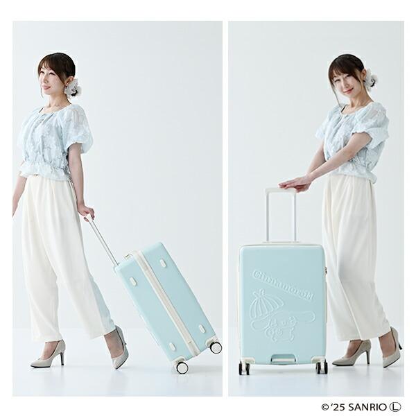 スーツケース キャリーケース TSAロック 軽量 サンリオ シナモロール M