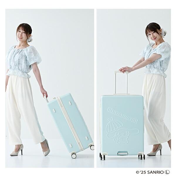 スーツケース キャリーケース TSAロック 軽量 サンリオ シナモロール L