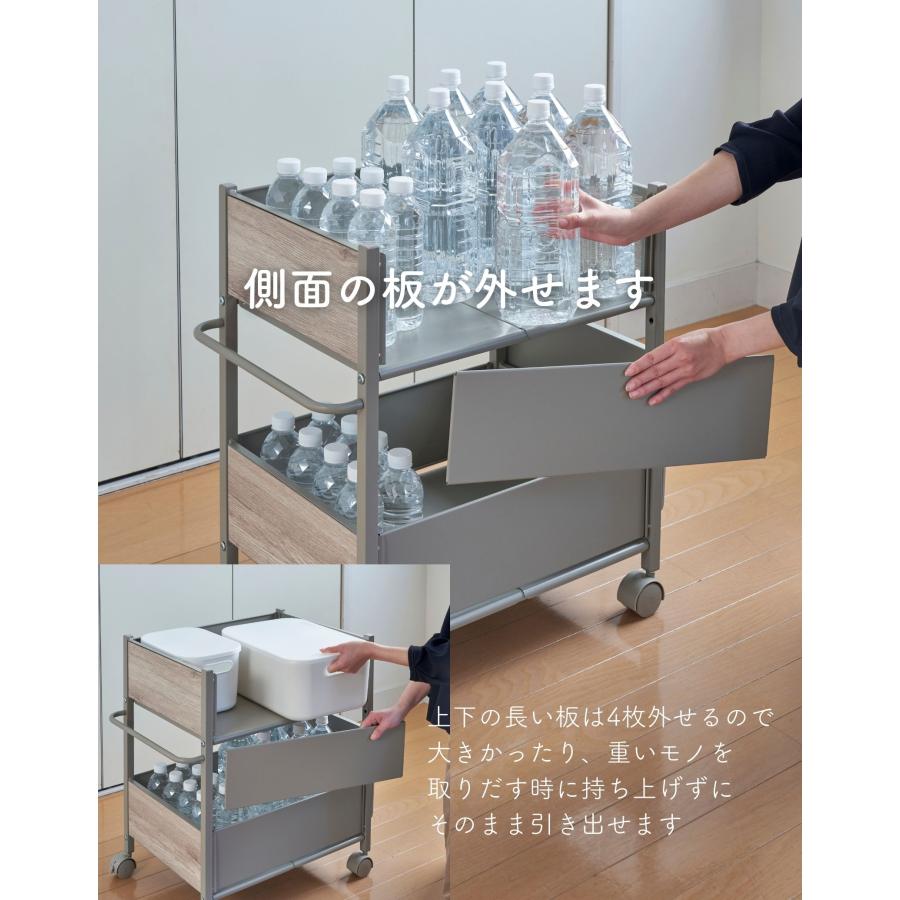 NGI WG RBS　収納ワゴン　グレー　収納ラック 2026年版】キッチン収納特集 | 山善ビズコム