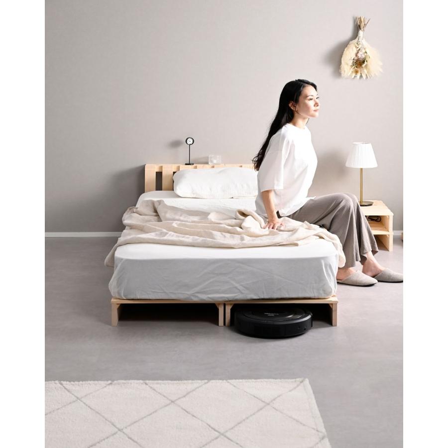 山善（YAMAZEN） べッド ローベッド 組立て不要 高さ12cm シングル(8枚