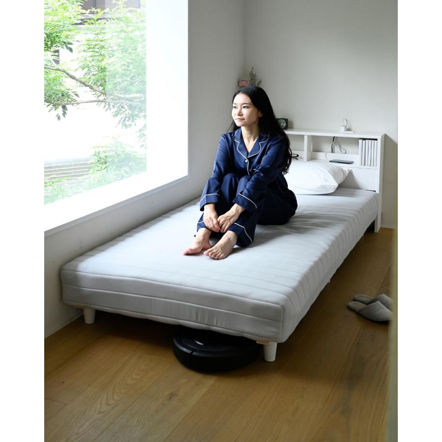 山善（YAMAZEN） 脚付きマットレス 専用 ロータイプ 脚 セミダブル 7本