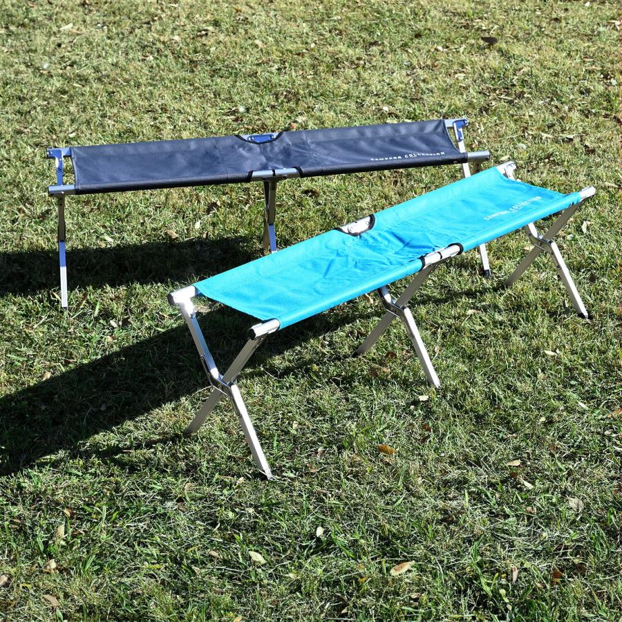 山善（YAMAZEN） アウトドアチェア 2脚セット 折りたたみ ベンチ