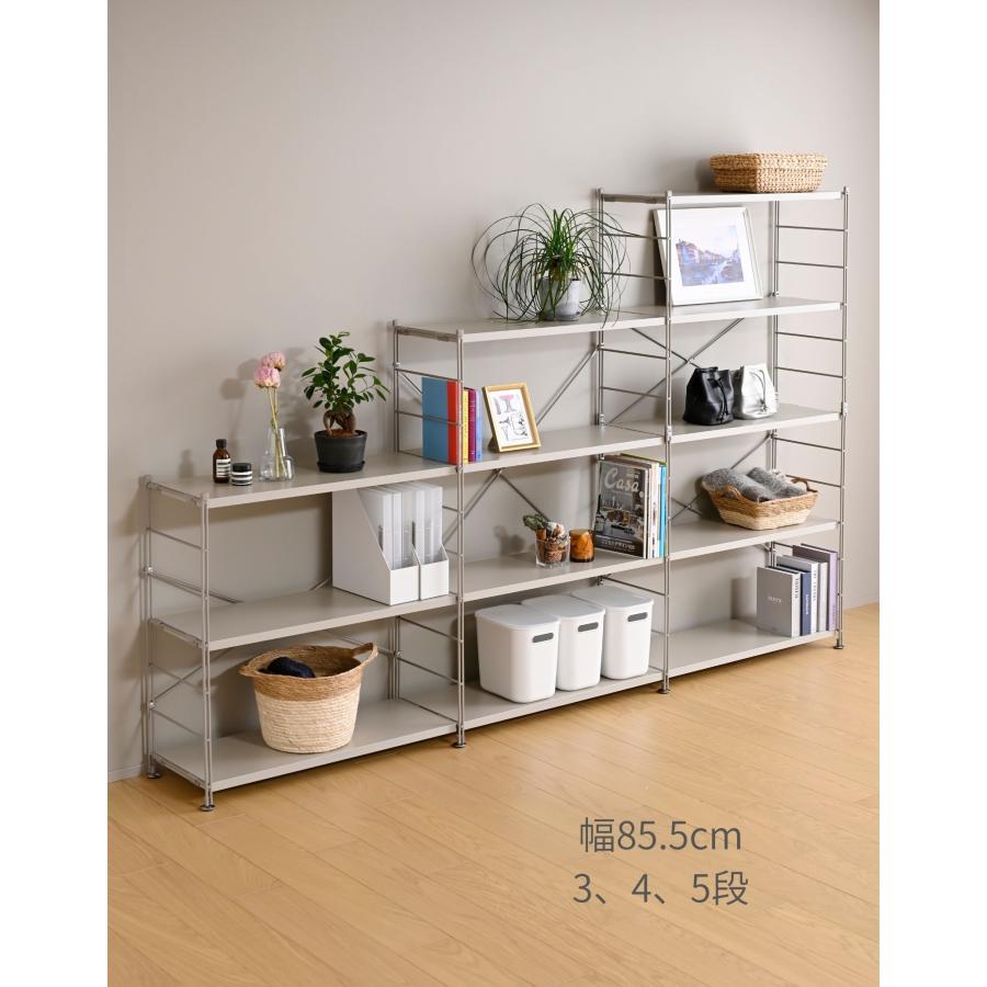 収納棚【F00613】 頑丈 クローゼット 整理棚 2個組 幅84 奥行26 高さ36.5cm 山善 | 山善