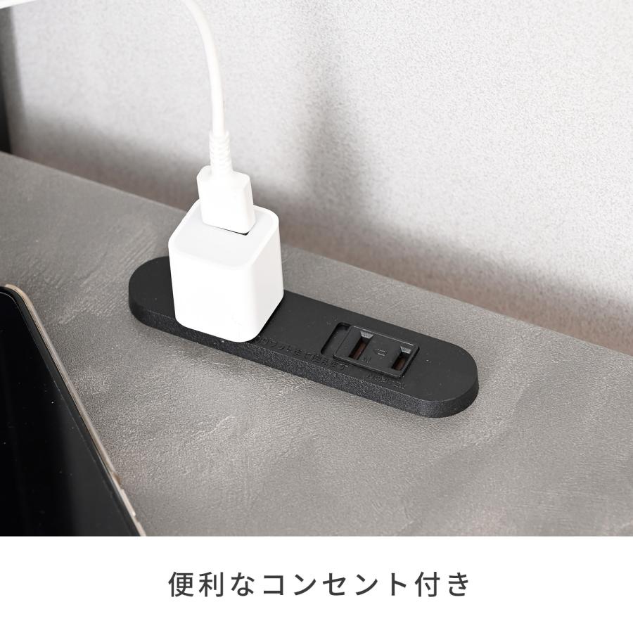 山善（YAMAZEN） デスク 机 ラック付き 耐荷重60kg 左右レイアウト可能