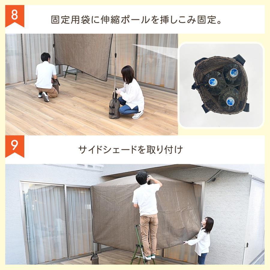 ☆新品・未使用☆アルミホールディングシェード 3.8畳 UVカット率99％ 山善（YAMAZEN） リビングシェード 日よけ LVGS-2020 家型 大型テント