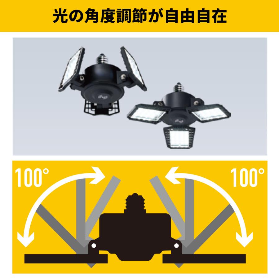 山善（YAMAZEN） LED ガレージライト 作業灯 GLS3-0300 SSG-70B
