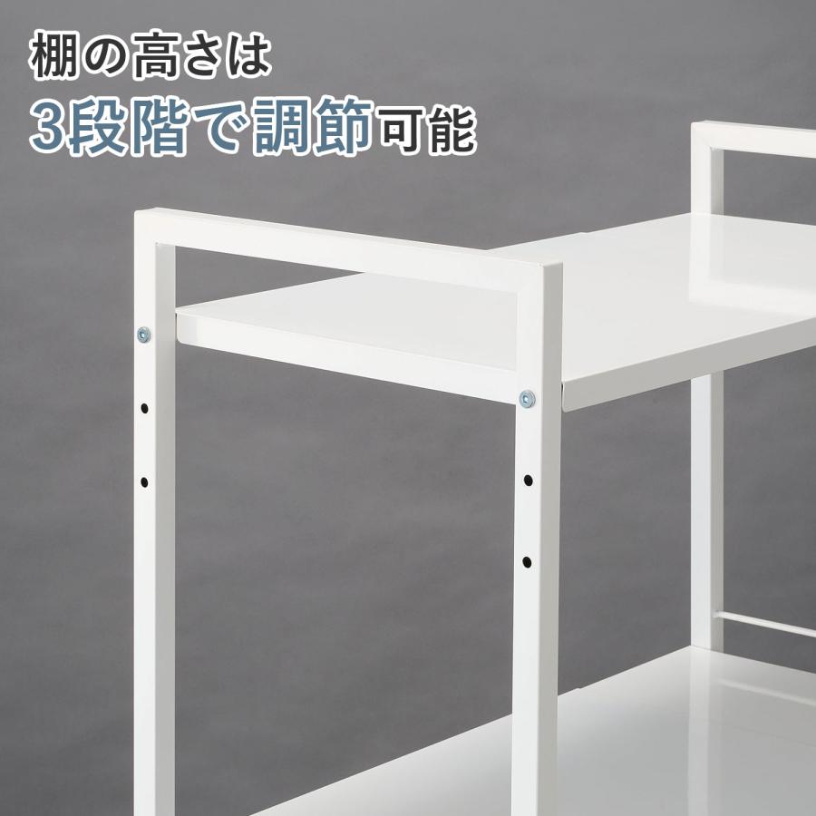 キッチンラック 伸縮タイプ 幅55-85 奥行34.2 高さ140cm KR-EX 収納