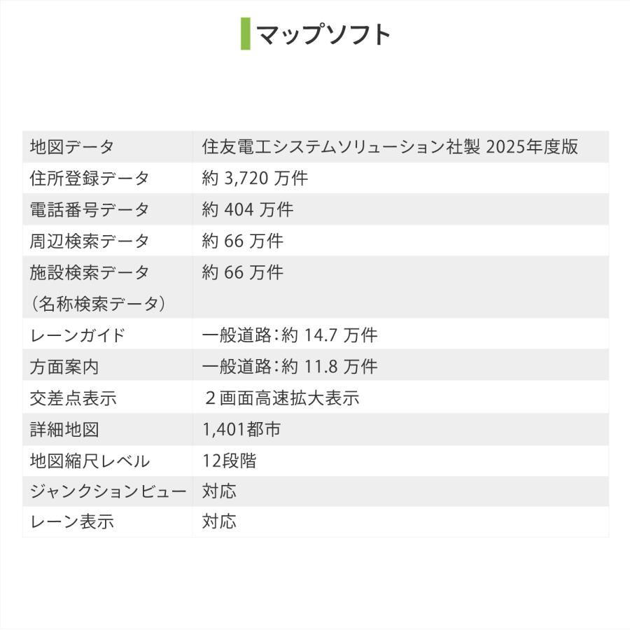 DIANAVI カーナビゲーション 7インチ ワンセグ DT-Y315 2025年度版地図