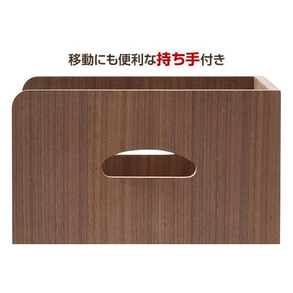 山善（YAMAZEN） 木製 ブックスタンド 2個組 完成品 スタッキング 同色