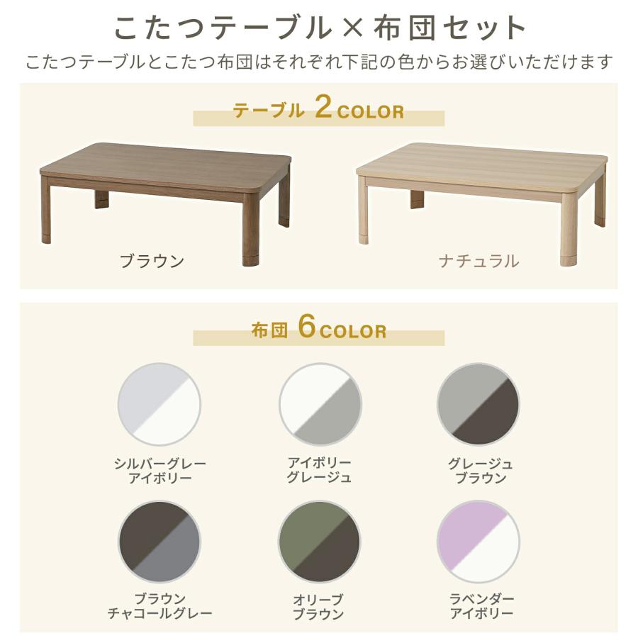山善（YAMAZEN） こたつセット テーブル 一人用こたつ 家具調 長方形