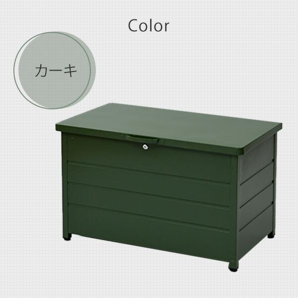 山善（YAMAZEN） ベンチストッカー 収納ボックス 屋外 収納 幅85cm 天