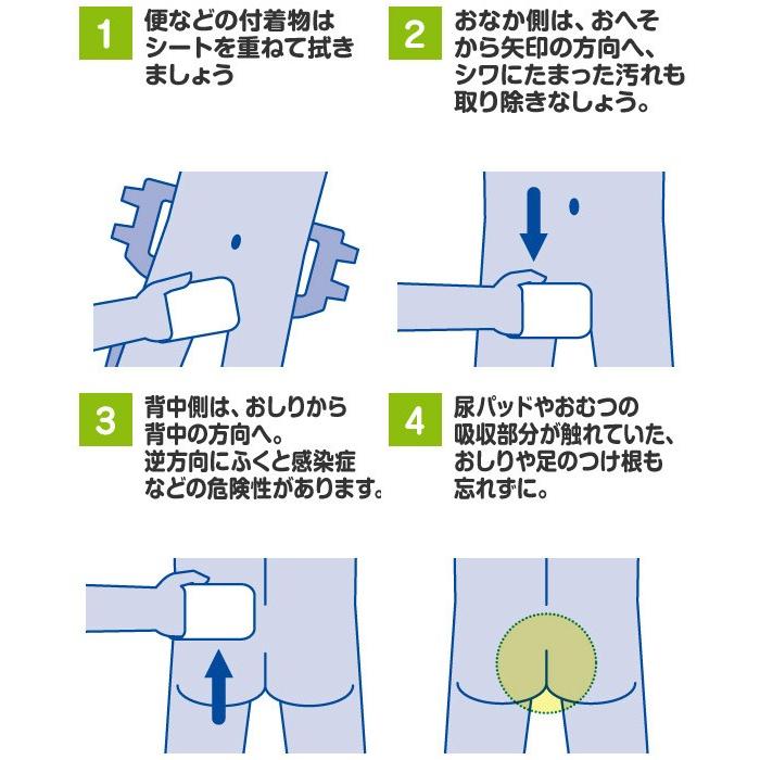 アクティ 大きなおしりふきタオル 厚手 大判 25×20cm 60枚×12(720枚