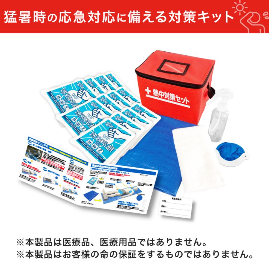 山善（YAMAZEN） 防災士 熱中症対策アドバイザー監修 熱中対策セット