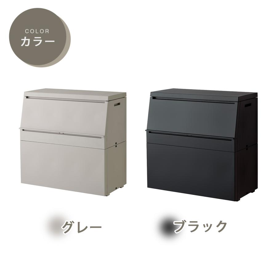 RISU（リス） SOLOW ソロウ 出し入れがスムーズな屋外ストッカー 250L