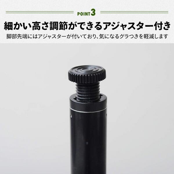 山善（YAMAZEN） アウトドアテーブル キャンプ テーブル タフライト 60