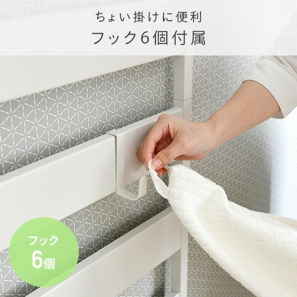 山善（YAMAZEN） 突っ張りラック 棚 壁面ラック 幅40 突っ張り