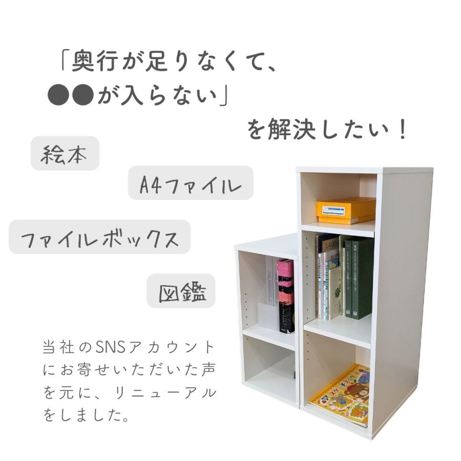 山善 カラーボックス A4 奥深 可動棚 2段 耐荷重1段10kg 山善 カラーボックス A4 奥深 可動棚 2段 耐荷重1段10kg