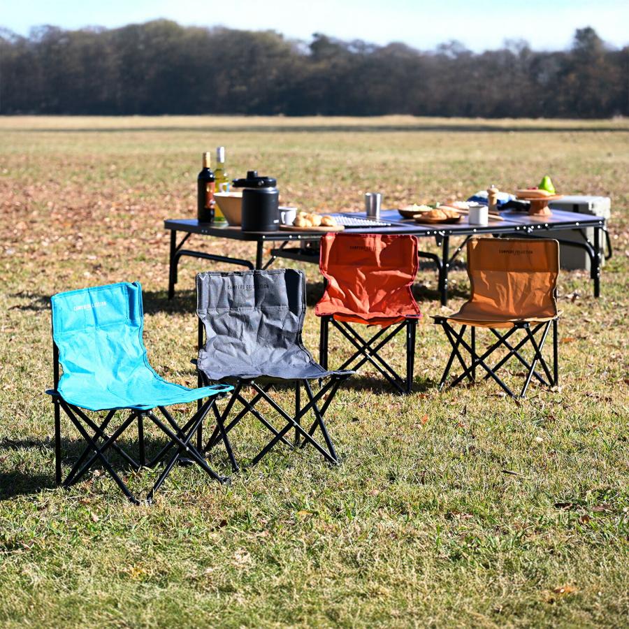 山善（YAMAZEN） アウトドアミニチェア アウトドアチェア 耐荷重80kg