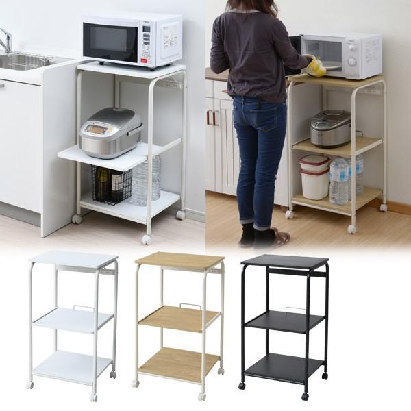 レンジ台 幅48 高さ キャスター付き Grw 41r レンジボード レンジラック キッチンラック ラック くらしのeショップ 通販 Paypayモール